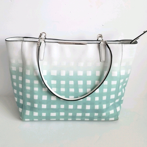 Coach Handbags - Coach Madison Ombre Checked ShoulderBag/Tote
